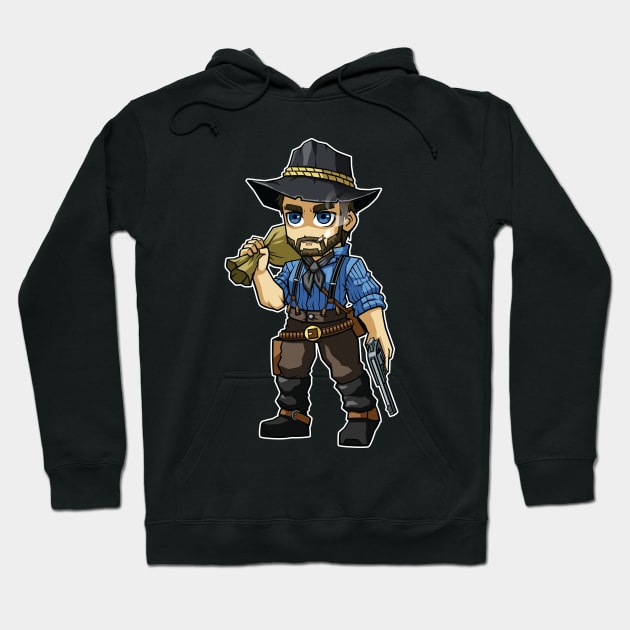 Chibi Arthur RDR2 Arthur Morgan Hoodie TeePublic